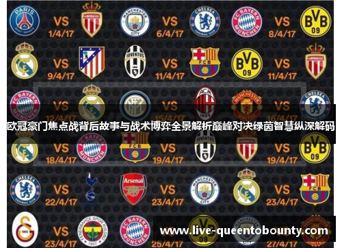 欧冠豪门焦点战背后故事与战术博弈全景解析巅峰对决绿茵智慧纵深解码